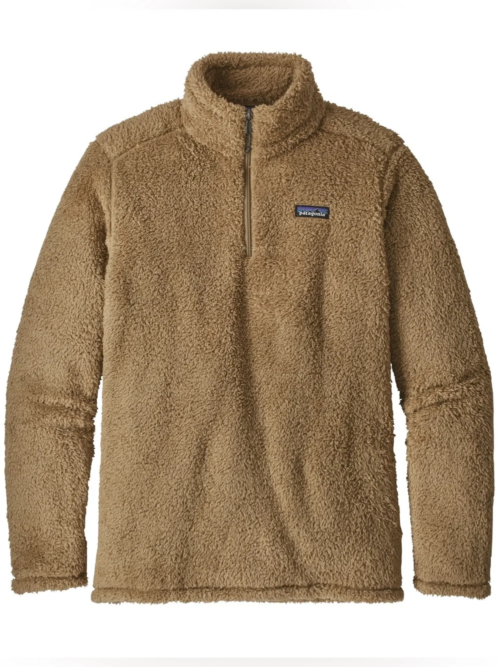 Patagonia Los Gatos 1/4 zip Fleece Tan Sweater Size Large